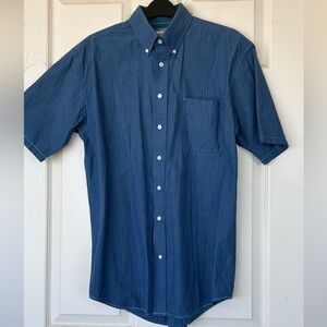 Panhandle Rough Stock Men’s Button Down Shirt Short‎ Sleeve Size Small